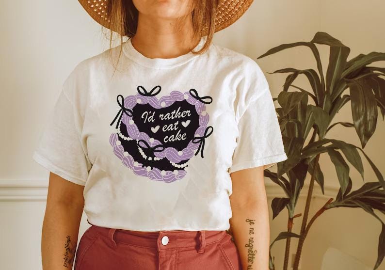 asexual | i'd rather eat cake | asexual pride | subtle asexual merch | asexual pride | aroace | asexual tshirt | subtle pride | aromantic