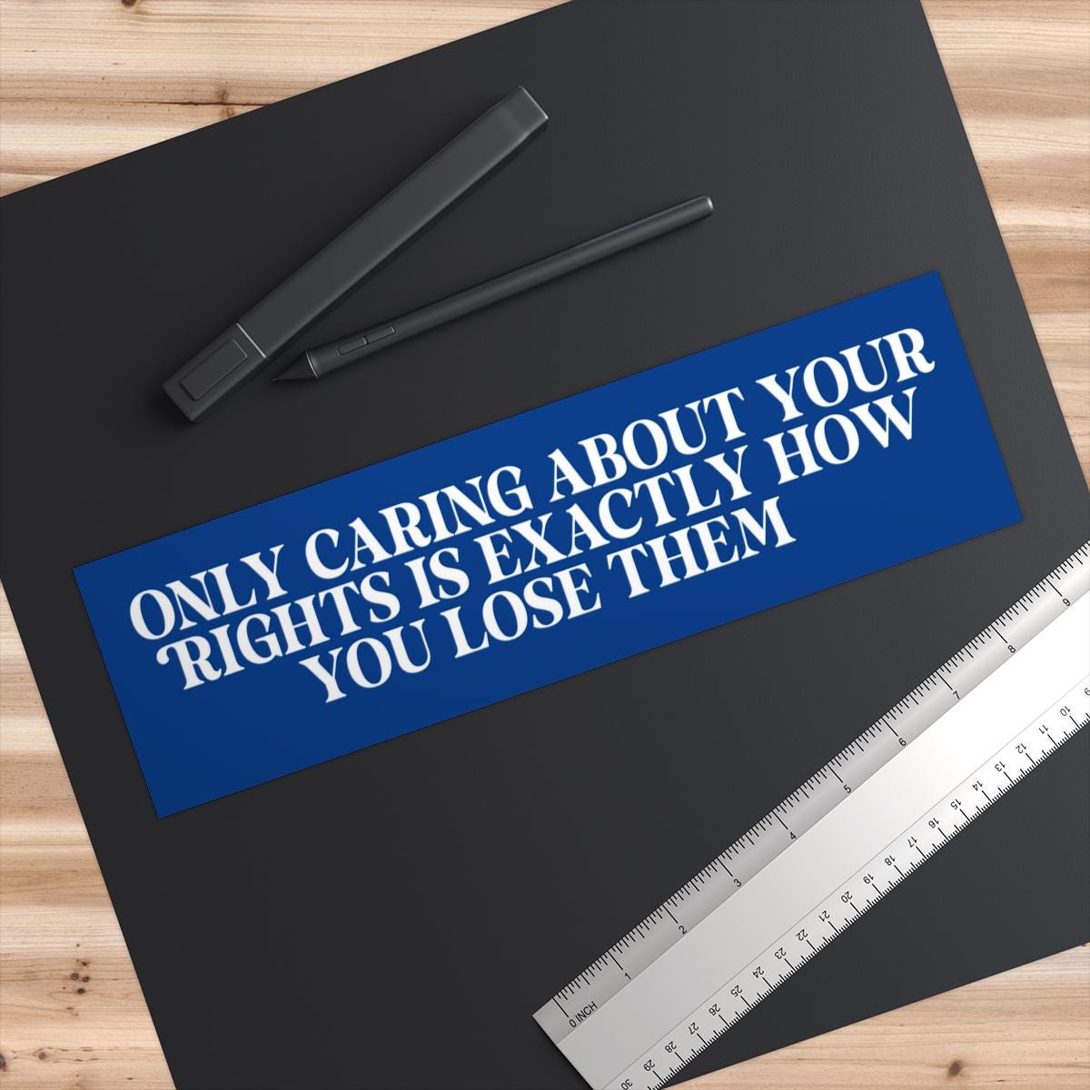 Only caring about your rights is exactly how you lose them car magnet or sticker | car magnet liberal | feminist sticker | fdt | political