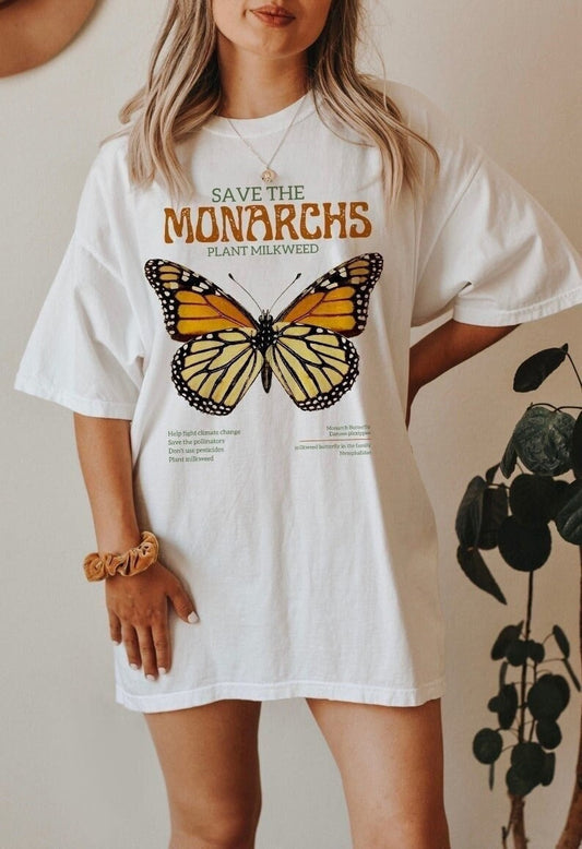 Save the monarchs plant milkweed shirt