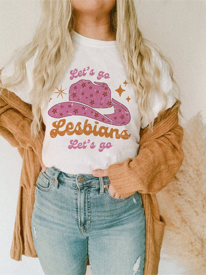 Let's go lesbians let's go shirt