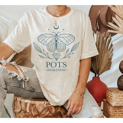 Pots awareness shirt | pots syndrome shirt | pots disease shirt | Postural Orthostatic Tachycardia Syndrome shirt | chronic illness shirt