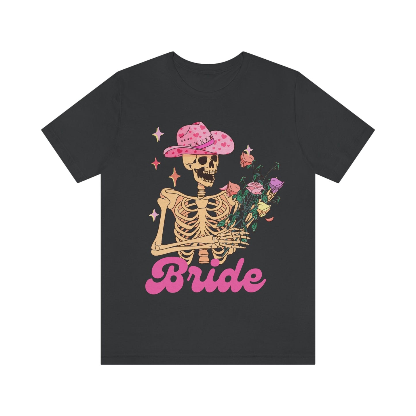 Retro style skeleton bride shirt