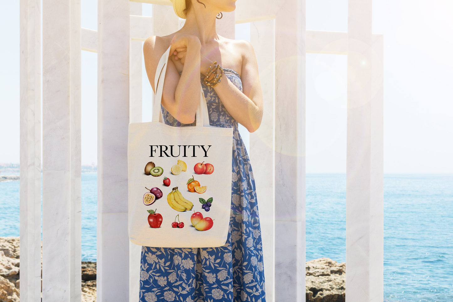 Fruity tote bag