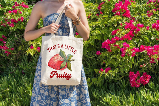 That's a little fruity tote bag