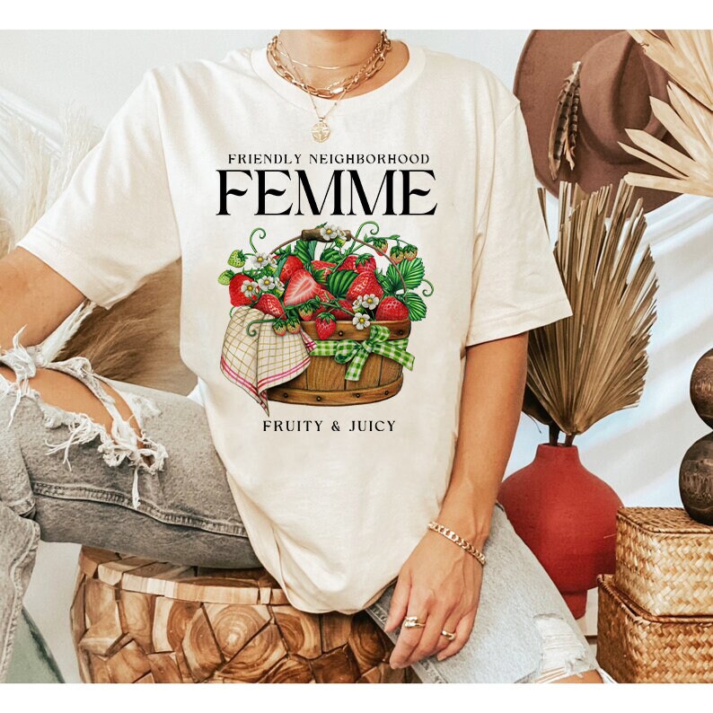 Friendly neighborhood femme shirt