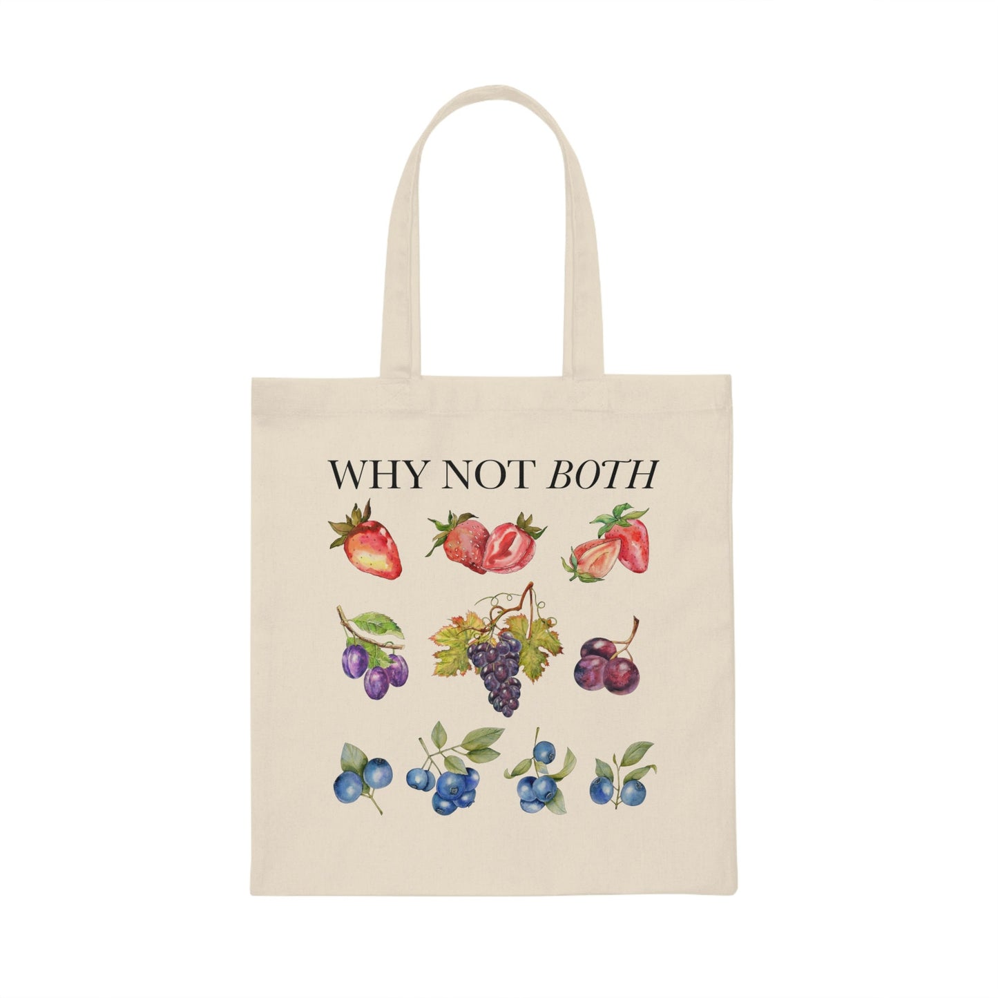 Why not both tote bag
