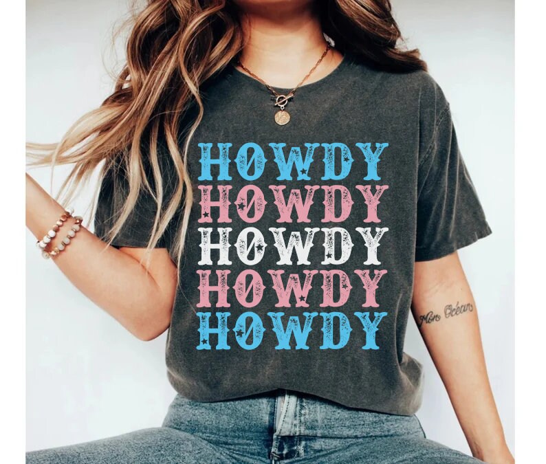 Howdy trans shirt