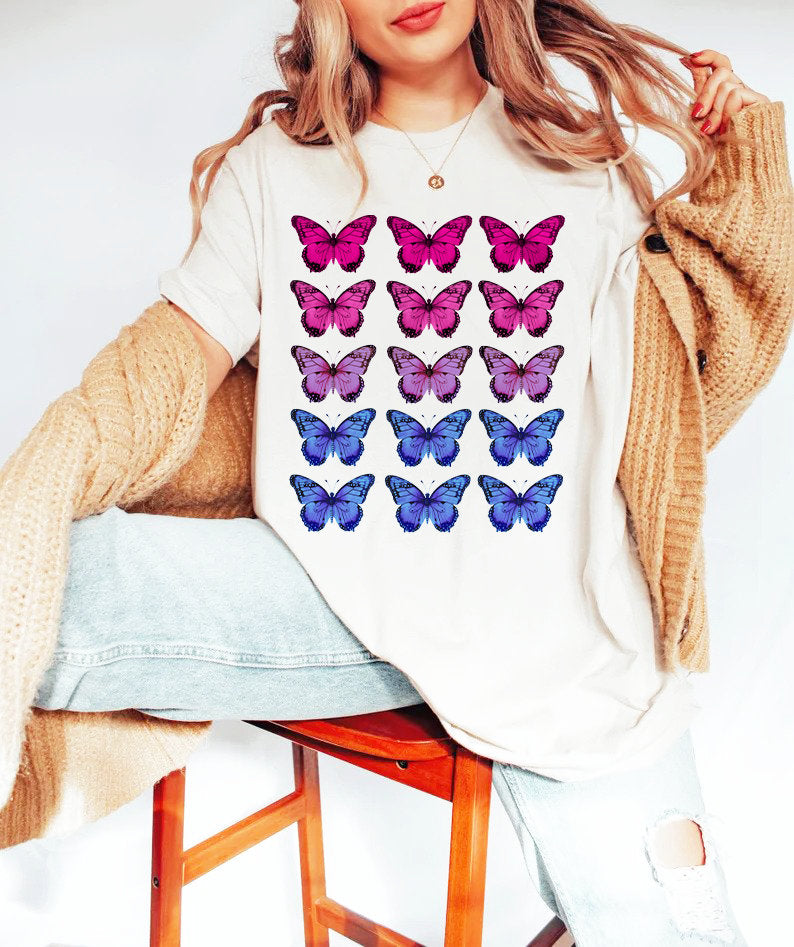 Bisexual butterflies shirt