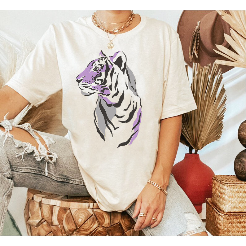 Asexual tiger shirt