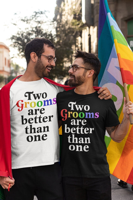 Two grooms are better than one shirt