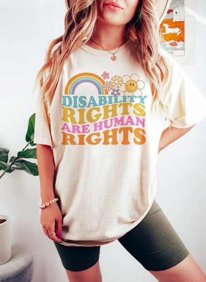 Disability rights are human rights shirt