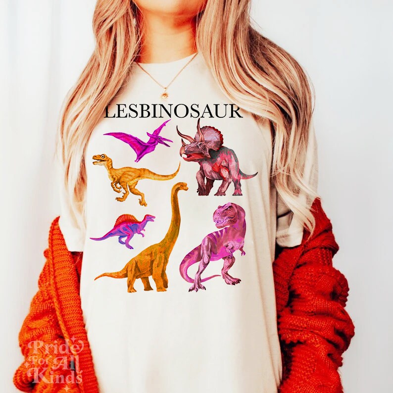 Lesbian dinosaur shirt