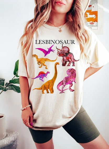 Lesbian dinosaur shirt