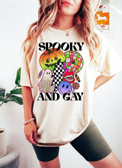 Spooky and gay shirt