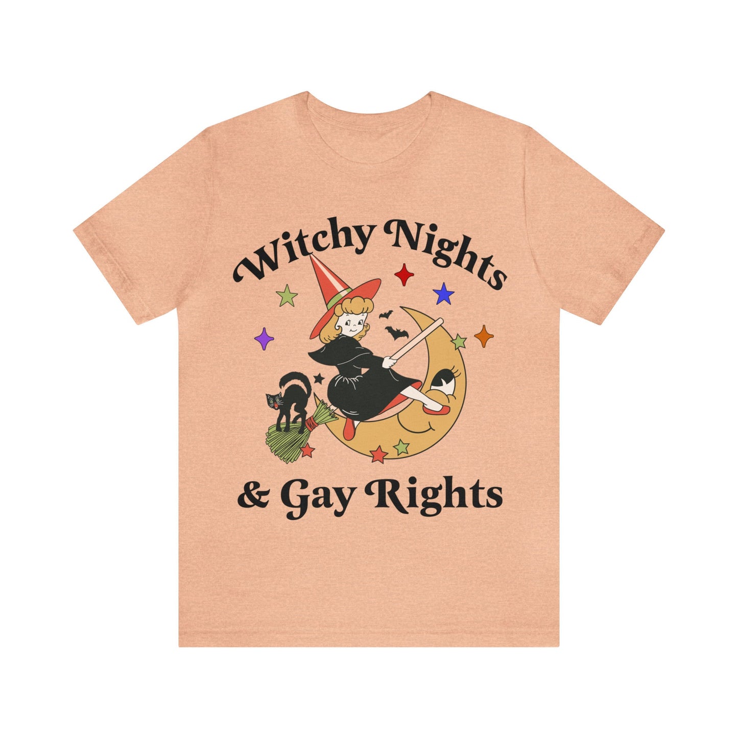 Witchy nights and gay rights shirt