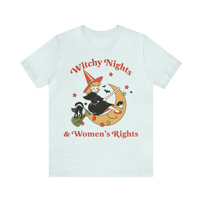 Witchy nights and women's rights shirt