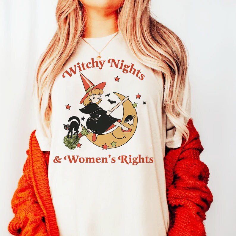 Witchy nights and women's rights shirt