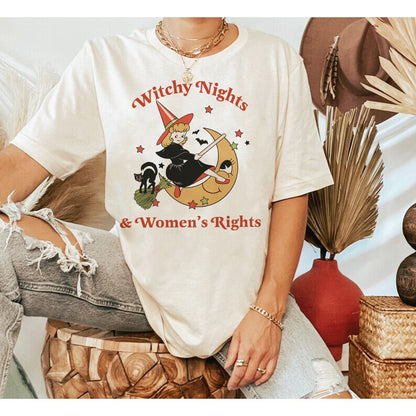 Witchy nights and women's rights shirt