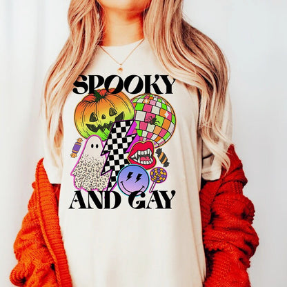 Spooky and gay shirt