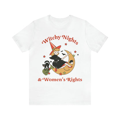 Witchy nights and women's rights shirt