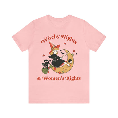 Witchy nights and women's rights shirt