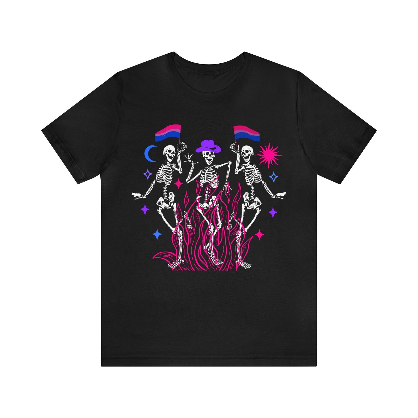 bisexual skeleton shirt