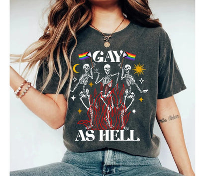 gay as hell shirt