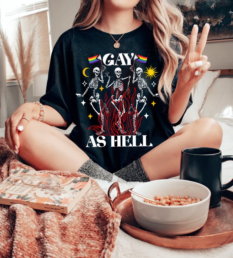 gay as hell shirt