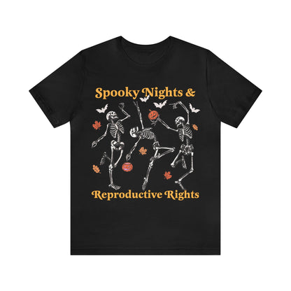 Spooky nights and reproductive rights shirt