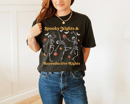 Spooky nights and reproductive rights shirt