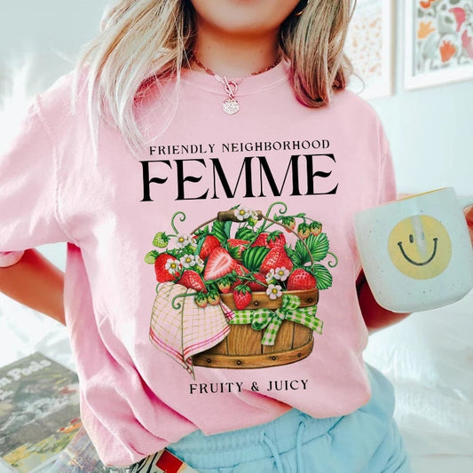 Friendly neighborhood femme shirt