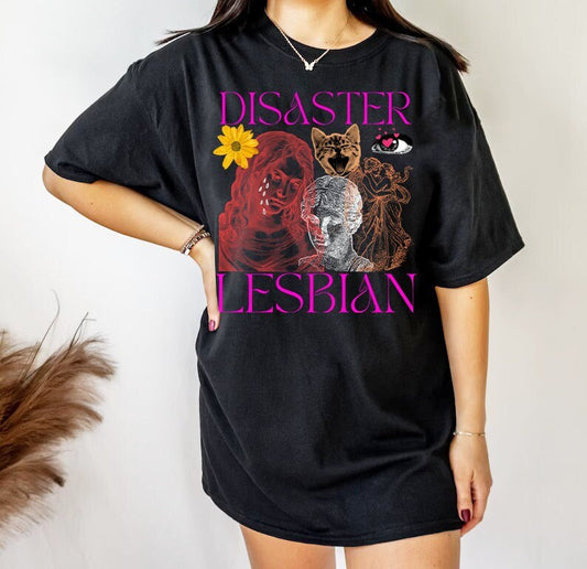 Disaster lesbian shirt