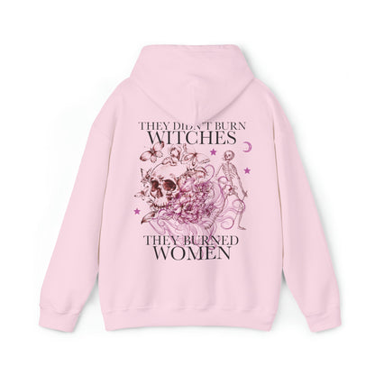 They didnt burn witches they burned women hoodie | feminist hoodie | goth feminist | spooky liberal | feminist witch | activism | leftist