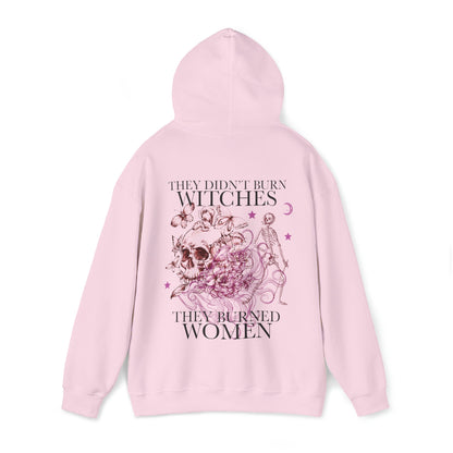 They didnt burn witches they burned women hoodie | feminist hoodie | goth feminist | spooky liberal | feminist witch | activism | leftist
