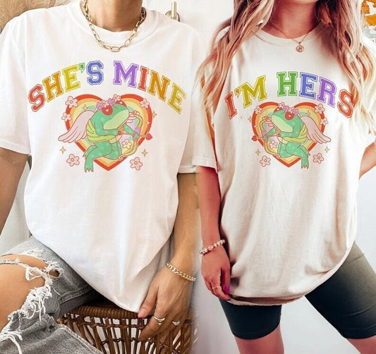 She's mine im hers shirt
