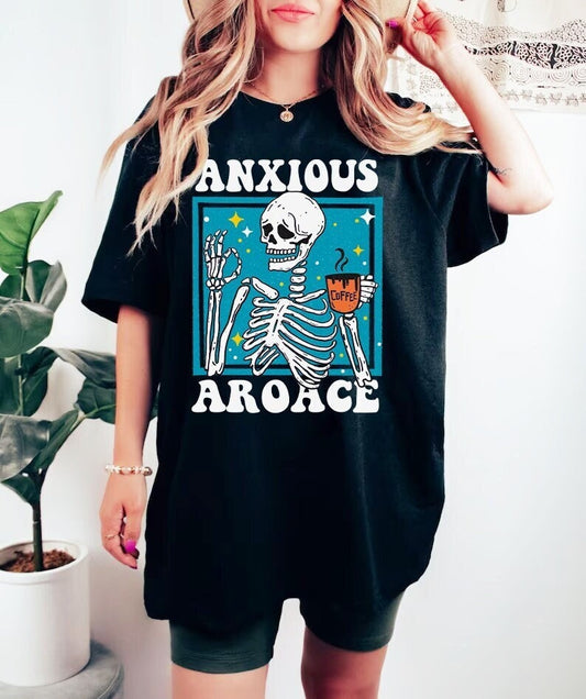 Anxious aroace shirt
