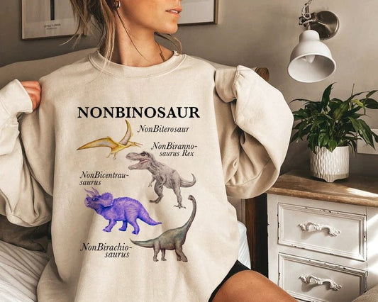Nonbinosaur sweatshirt