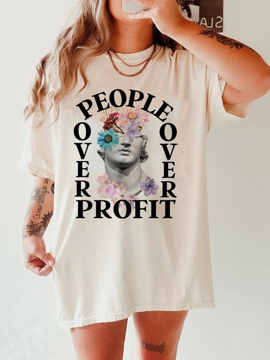 People over profit shirt