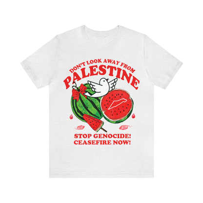 Don't look away from palestine