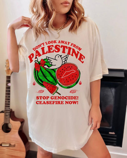 Don't look away from palestine