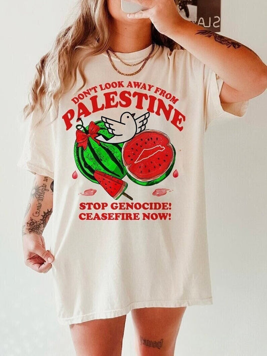 Don't look away from palestine