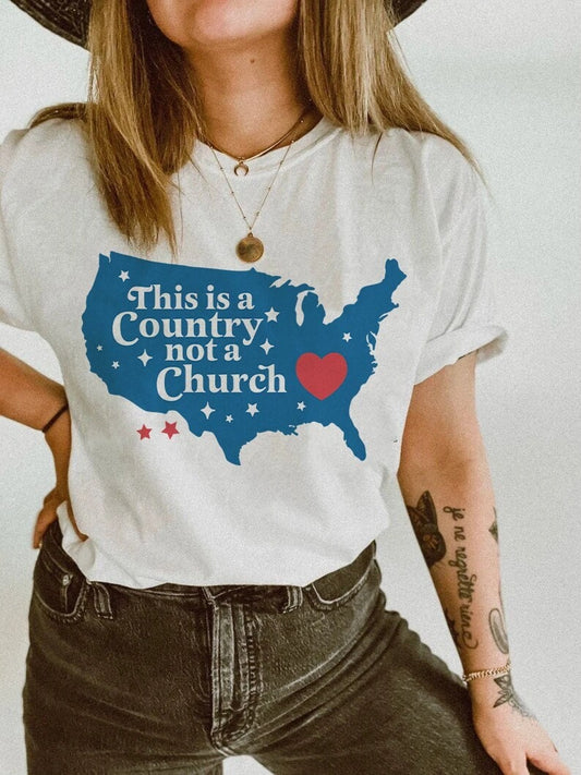 This is a country not a church shirt