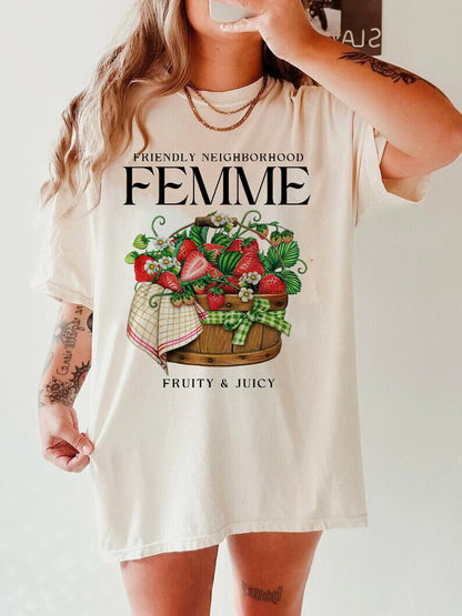 Friendly neighborhood femme shirt