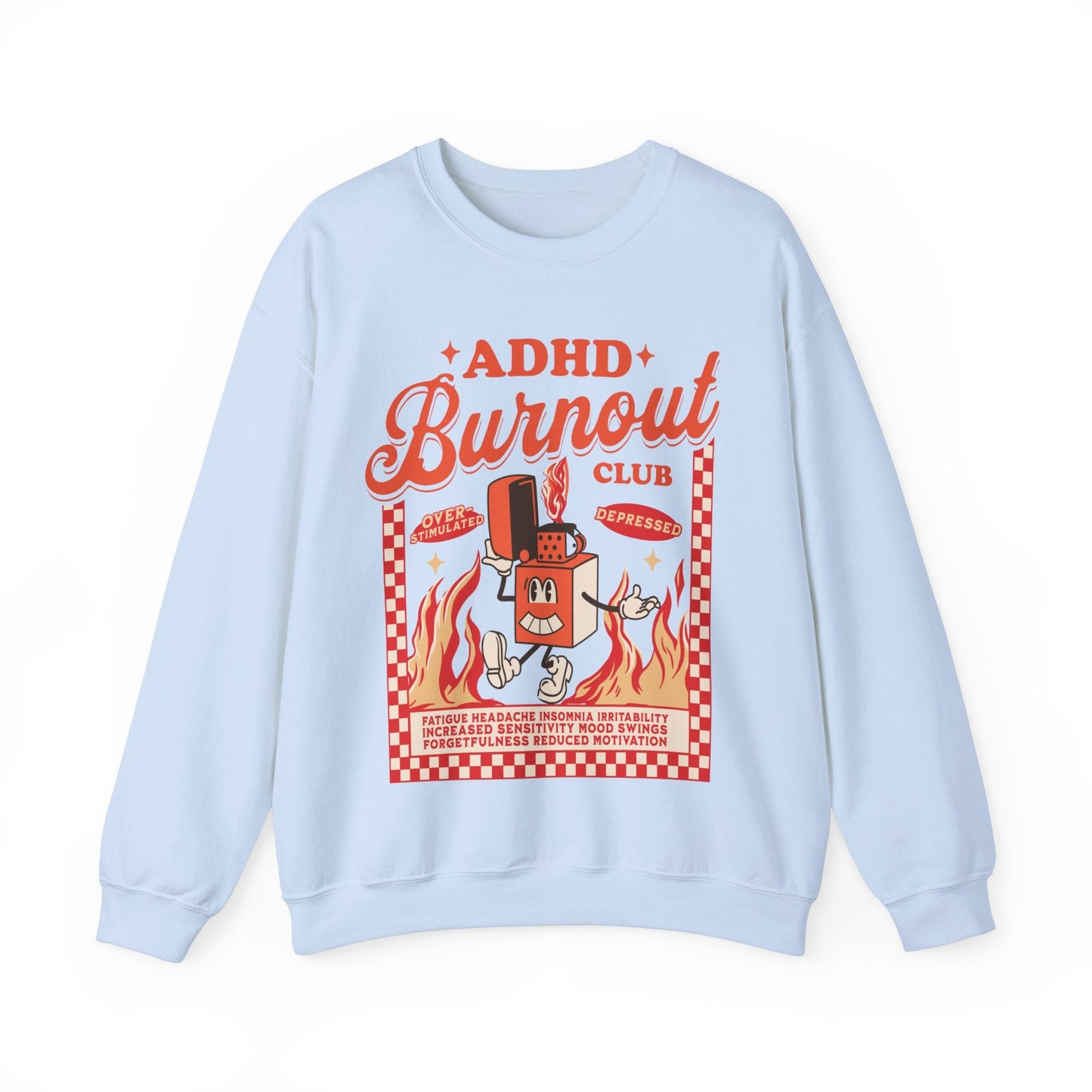 Adhd burnout sweatshirt | neurodiversity sweatshirt | anxiety sweatshirt | audhd | neurospicy | empathy sweatshirt | slp | bcba | autism