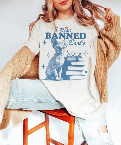 I read banned books | banned books tshirt | banned books apparel | read banned books shirt | im with the banned | leftist | vote shirt women