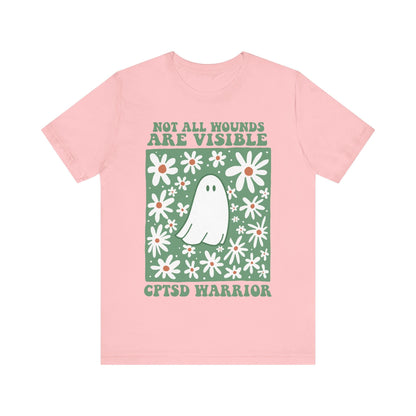 Not all wounds are visible shirt | cptsd | trauma and the brain | suicide awareness | mental health month | ati mental health | bcba shirt