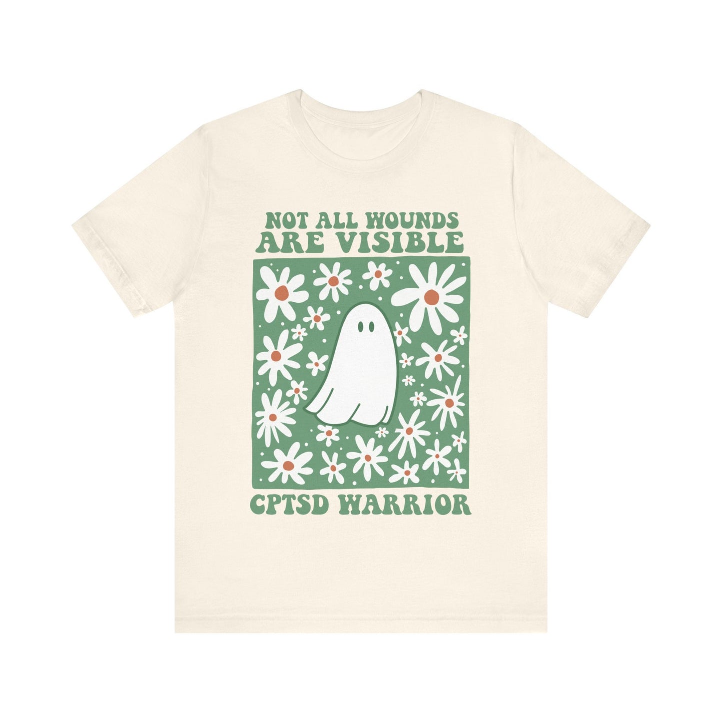 Not all wounds are visible shirt | cptsd | trauma and the brain | suicide awareness | mental health month | ati mental health | bcba shirt