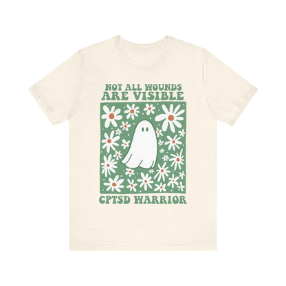 Not all wounds are visible shirt | cptsd | trauma and the brain | suicide awareness | mental health month | ati mental health | bcba shirt