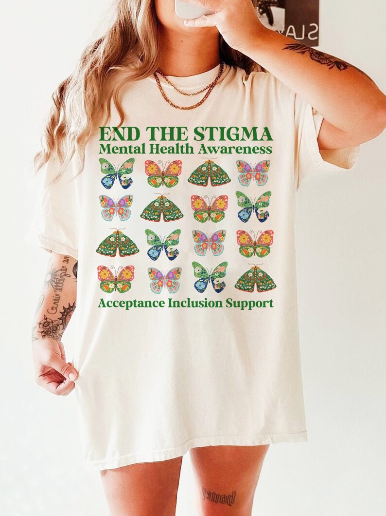 Mental health awareness | mental health month | mental health holiday shirt | nursing school mental health | outdoorsy mental health | bcba
