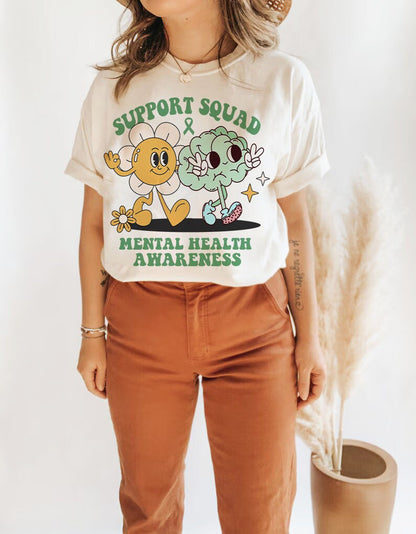Support squad shirt | mental health awareness | mental health month | nursing school mental health | mental health technician | bcba shirt